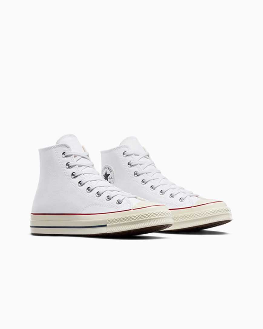 Zapatillas Altas Converse Chuck 70 Vintage Canvas Hombre Blancas | PE P027LW